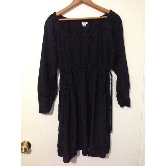 Black Long Sleeved Dress