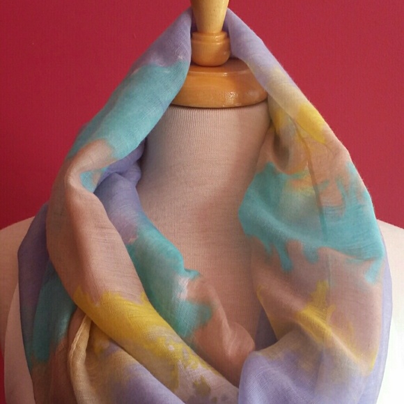 Multicolored Infinity Scarf NWOT