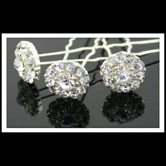 💰💰💰! Hair Pins with Crystals
