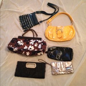 Mac makeup bag, banana republic floral, Cato