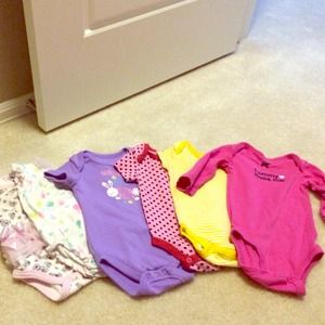 Baby clothes-Girls 3 month mixed onesies/one piece