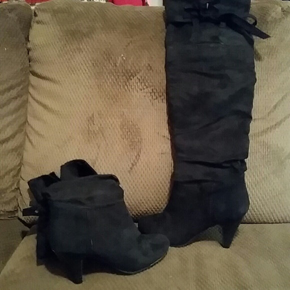Black boots