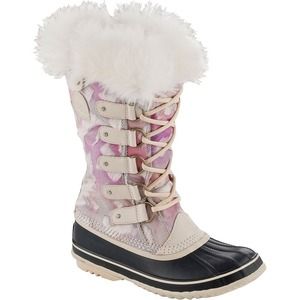 SOREL waterproof leather & fur boots in champagne