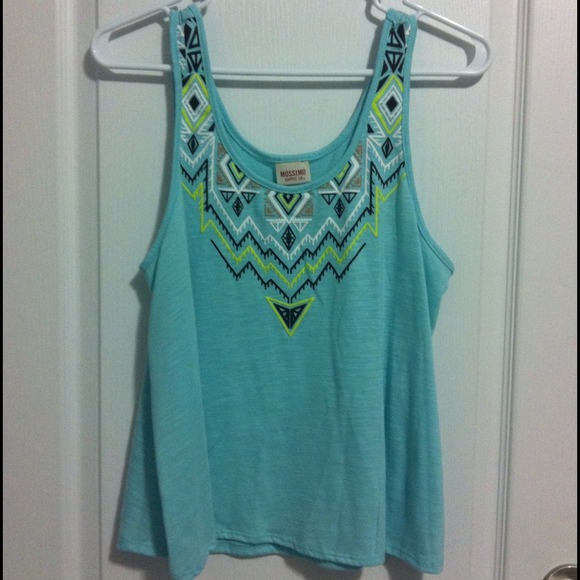 Turquoise Tribal Tank
