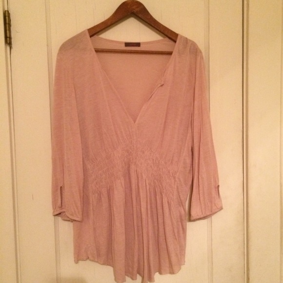 *SOLD* Wrap Mock Front Blouse
