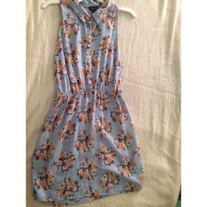 Floral Collared Dress