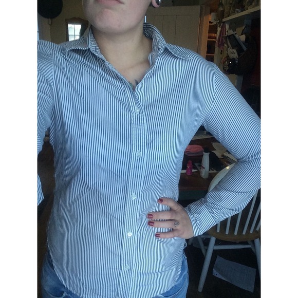GAP striped button down