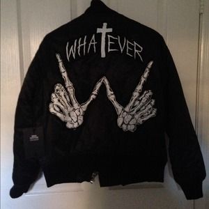 Urban outfitters UO UNIF whatever bomber jacket