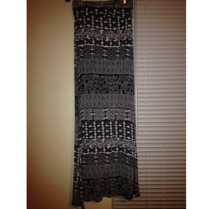 Pac Sun Kirra Aztec Maxi Skirt