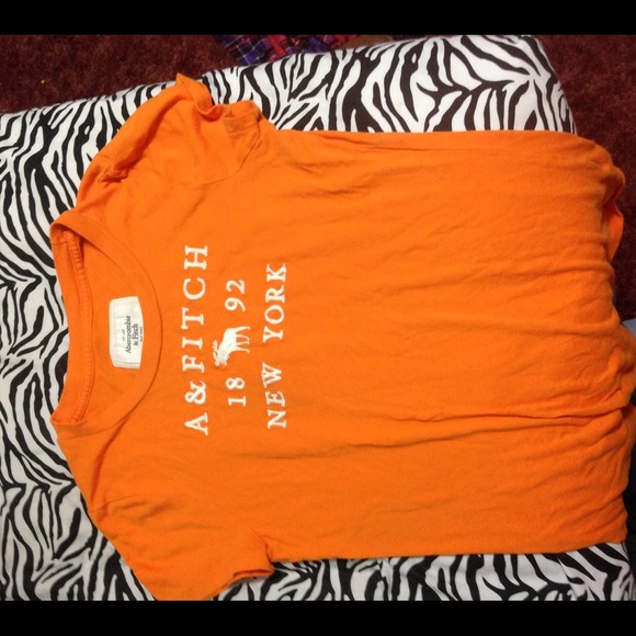 A&F Orange T-Shirt  FREE WITH BUNDLE