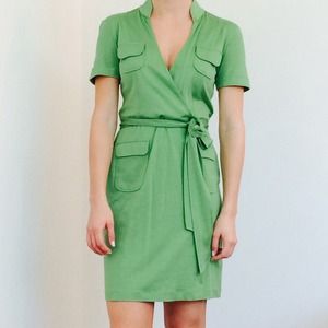 Banana Republic Petite Wrap Dress sz XS