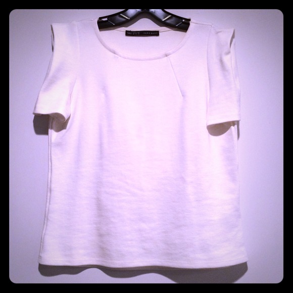 Zara Basic white top - Picture 1 of 4