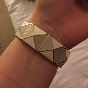 White & Gold Bracelet White & Gold Bracelet