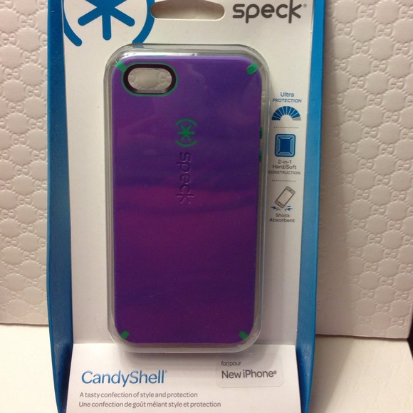 Iphone5 case in purple&green by speck