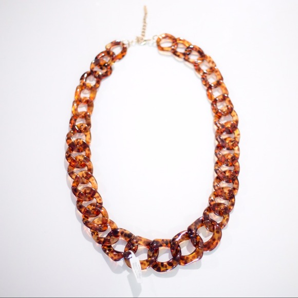 Baublebar Tortoise Oversized Chain Necklace - Picture 1 of 4