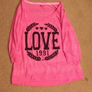 Pink hard candy top and skull scarf bundle