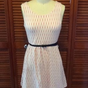 Sundress with open back.