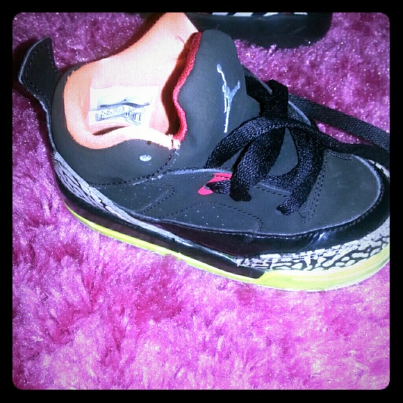 Neon colored Jordan's