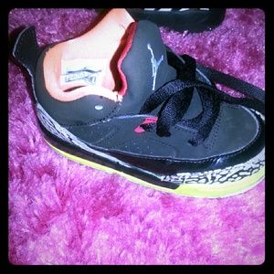 Neon colored Jordan's