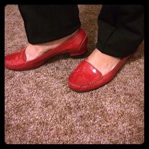 Red Michael Kors shoes