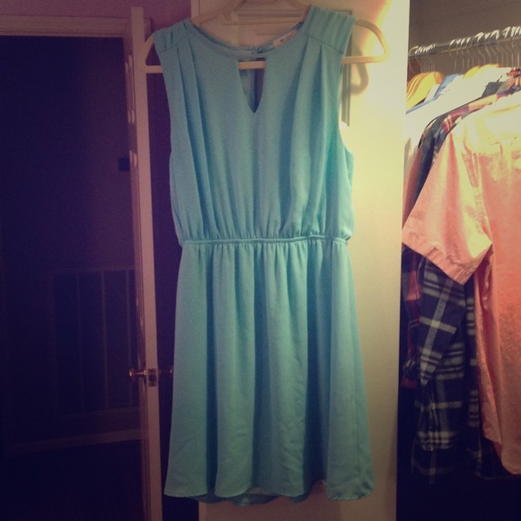 Large light blue sundress