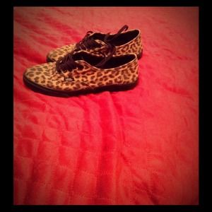 Reserved: Cheetah print vans