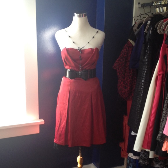 Cranberry Party Dress - Picture 4 of 4