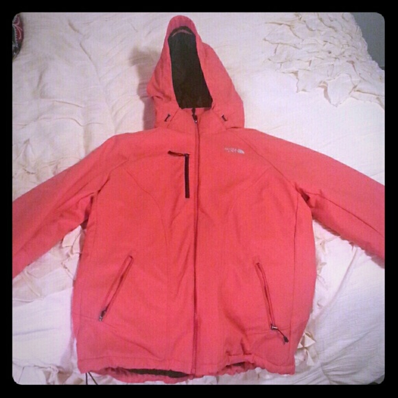 Pink North Face Winter Coat