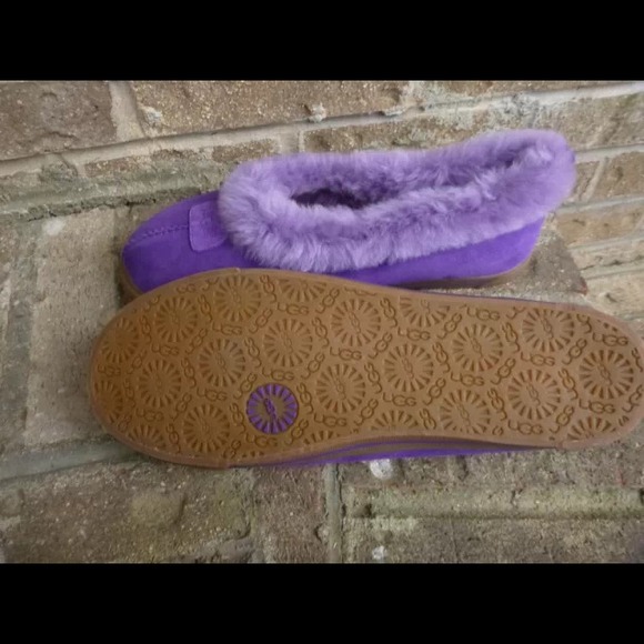 UGG Australia suede leather slipper shoes sz 11 - Picture 3 of 4