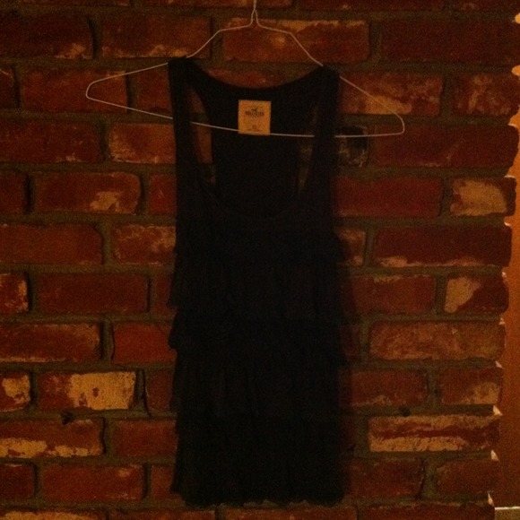 Blue Ruffled Hollister Top - Picture 1 of 1