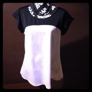 Color Blocked Satin Express Top!