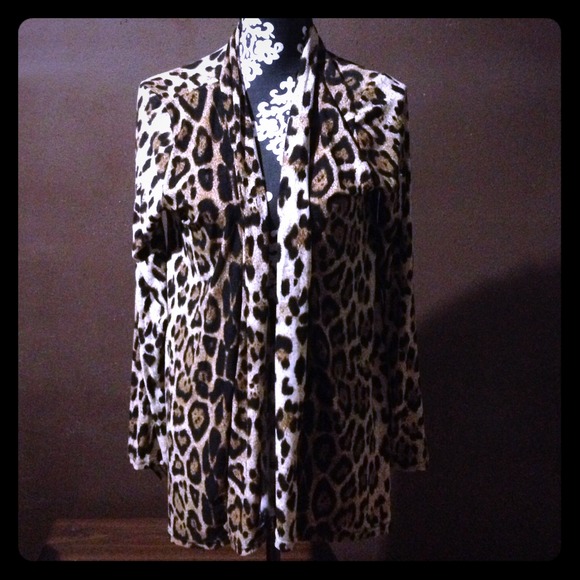 NWT! Leopard Cardigan!