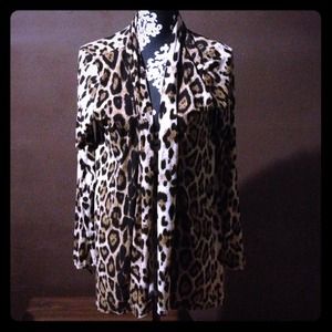 NWT! Leopard Cardigan!