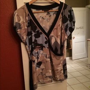 Used BCBG wrap top