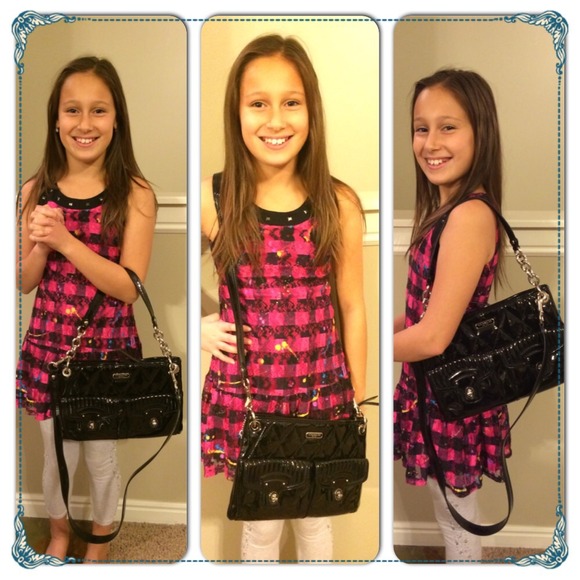 💯% Auth Coach Set!  Black patent leather 😍 - Picture 2 of 4