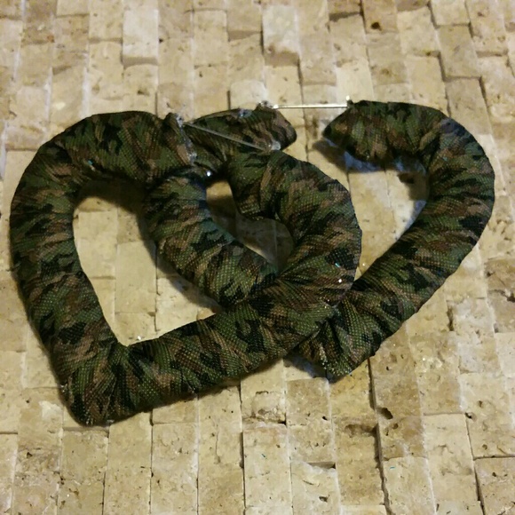 Heart Bamboo Earrings