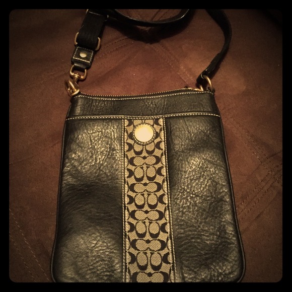 Genuine Coach leather satchel