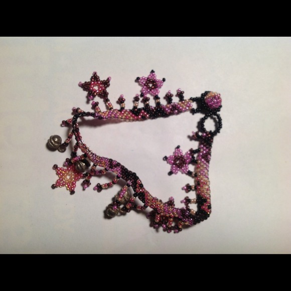 Vintage 90's Style Star Anklet - Picture 2 of 4