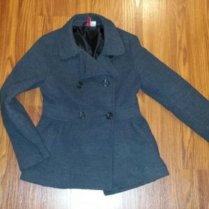 Grey Peacoat