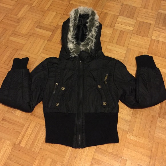 Black bomber jacket - Picture 4 of 4