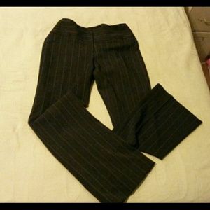 Bisou Bisou black pinstripe pants