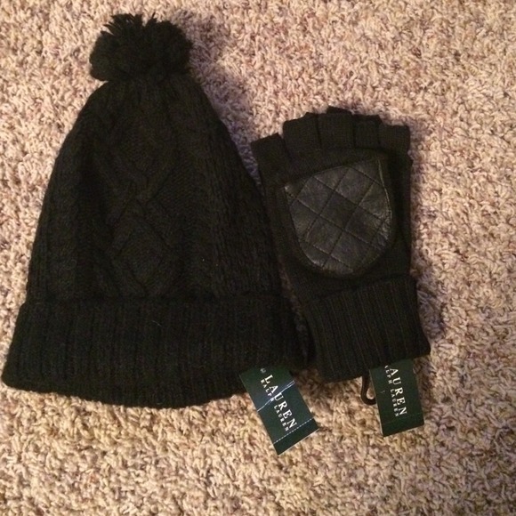 Ralph Lauren Accessories - Ralph lauren matching hat and glove set