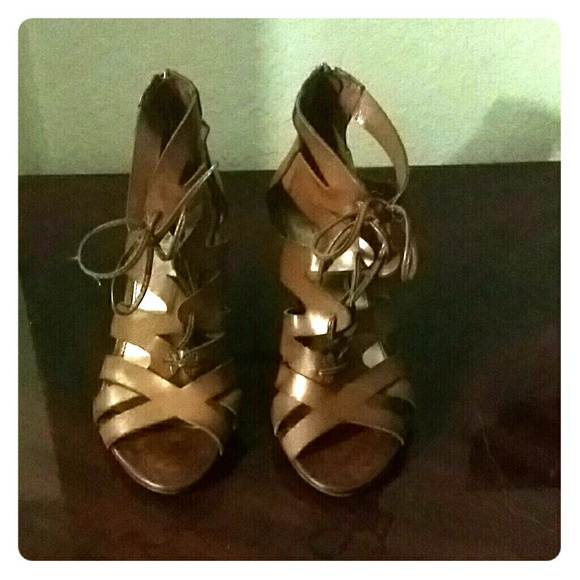 Lace up sandals
