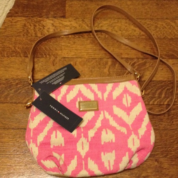 Tommy Hilfiger canvas crossbody bag
