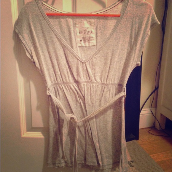 Hollister Cotton shirt with wrap around tie