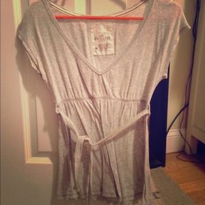 Hollister Cotton shirt with wrap around tie