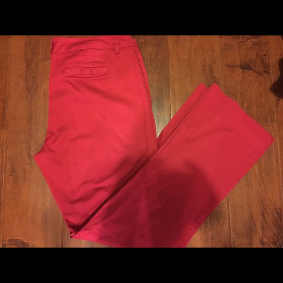 New York & Company Holiday Red Pants