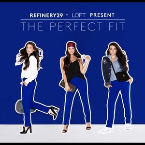 Loft Cobalt Blue Trouser