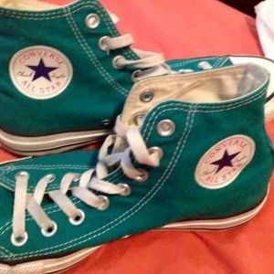 Teal high tops