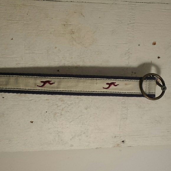 Navy Hollister belt for women